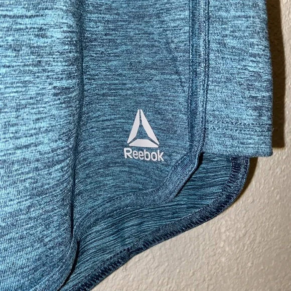 Reebok Size Medium Blue Drawstring Activewear Running Athletic Shorts 3304 - Picture 3 of 6